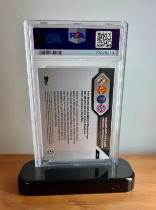 ⚽ Cromo Benzema Ronaldo Messi Levandoski 👉 PSA 9