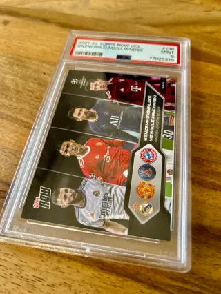 ⚽ Cromo Benzema Ronaldo Messi Levandoski 👉 PSA 9