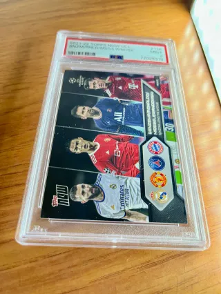 ⚽ Cromo Benzema Ronaldo Messi Levandoski 👉 PSA 9