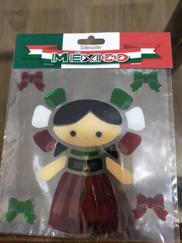 Decoraciones mexicanas  de gel 4 c/u