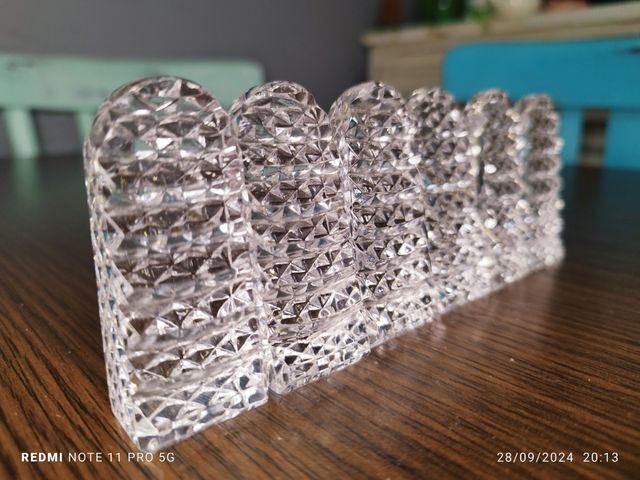 POSA-CUBIERTOS CRISTAL ANTIGUOS