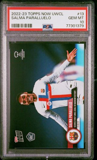 ⚽ Cromo Salma Paralluelo #13 👉 PSA 10