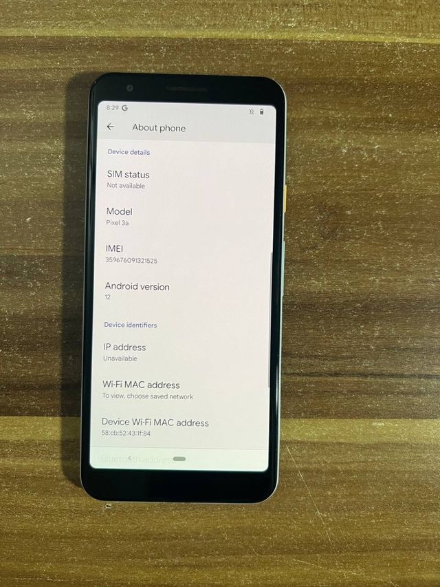 Google pixel 3a 64GB . Excellent condition