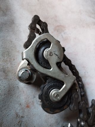 Bicicleta carretera cambios, desviador campanolo