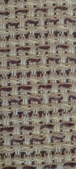 BUFANDAS beige-marron y azul marino