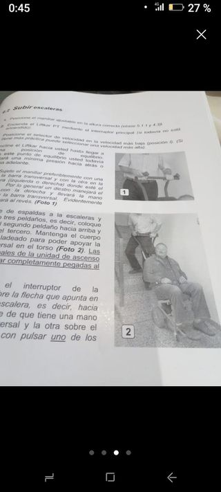 Silla Salvaescaleras Oruga. Como Nueva