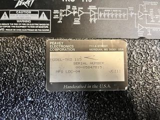 Amplificador de bajo Peavey