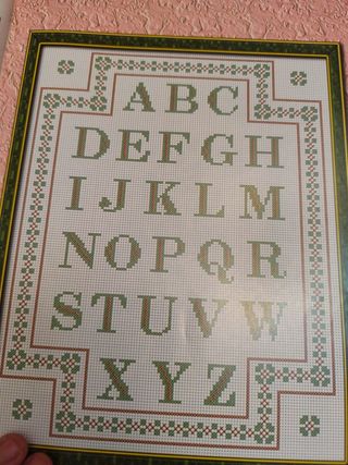 Labores sencillas punto de Cruz