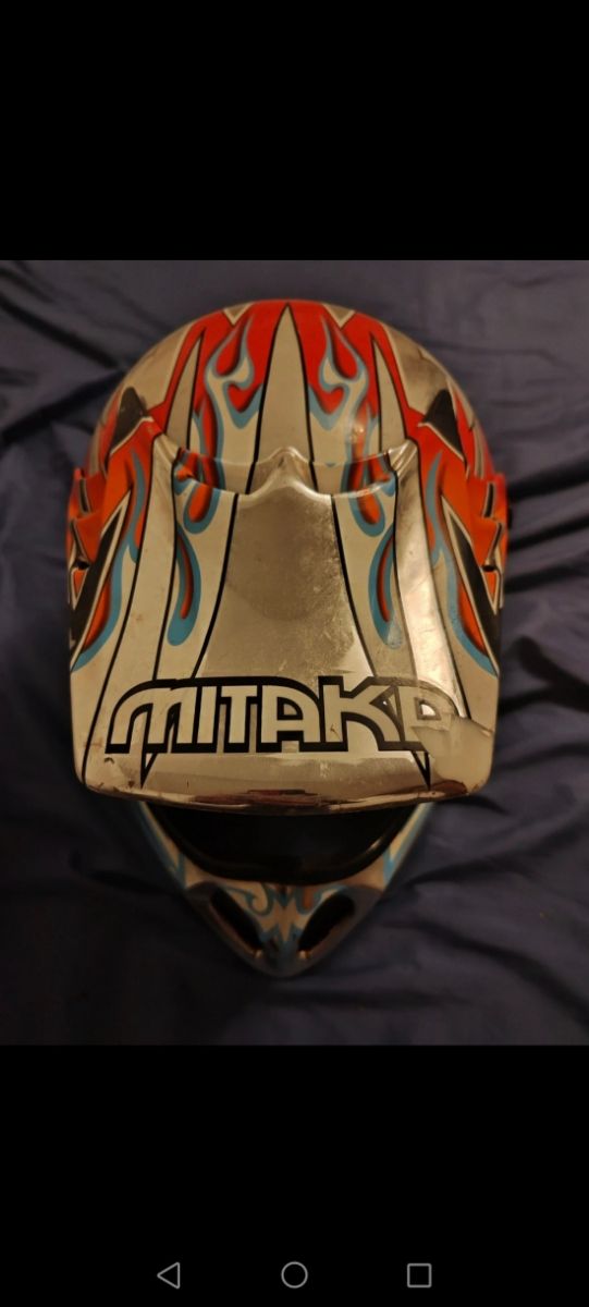 Casco moto motocross