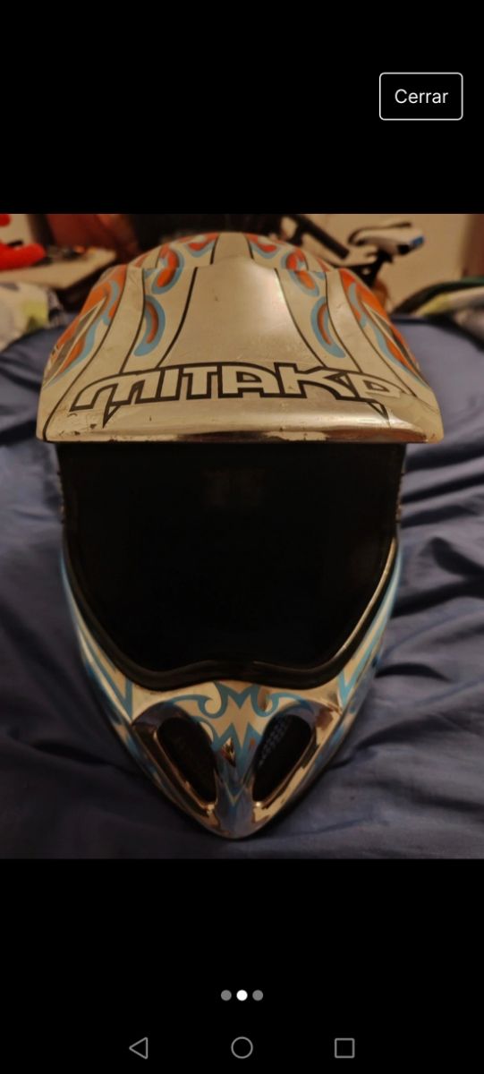 Casco moto motocross