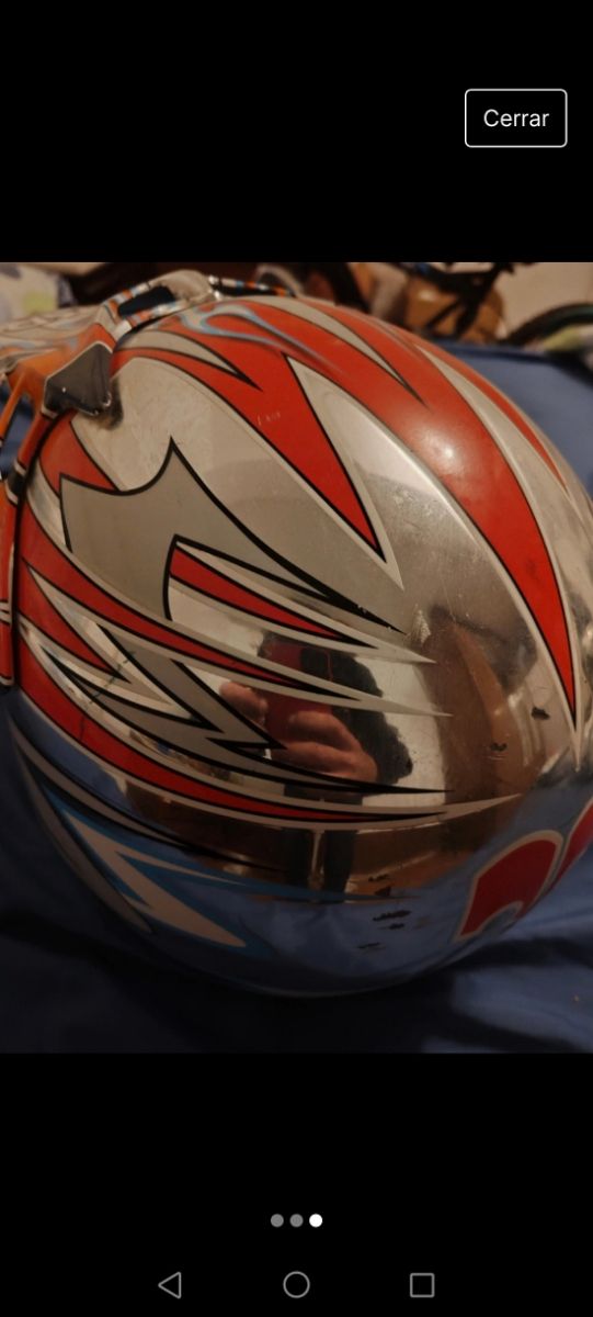 Casco moto motocross