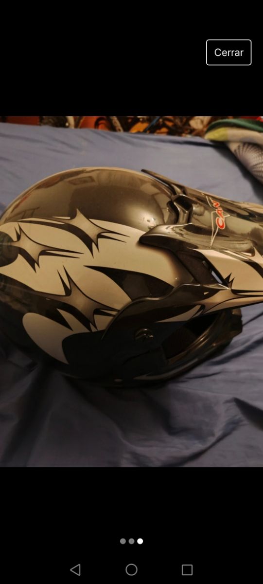 Casco moto motocross