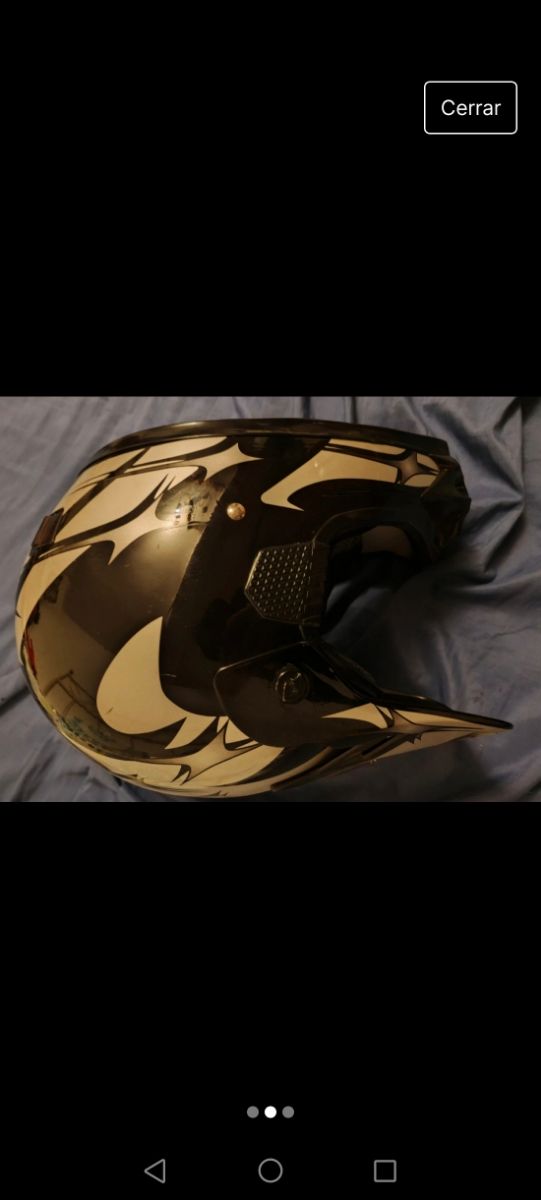 Casco moto motocross