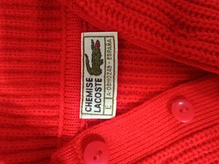 Jersey Lacoste rojo