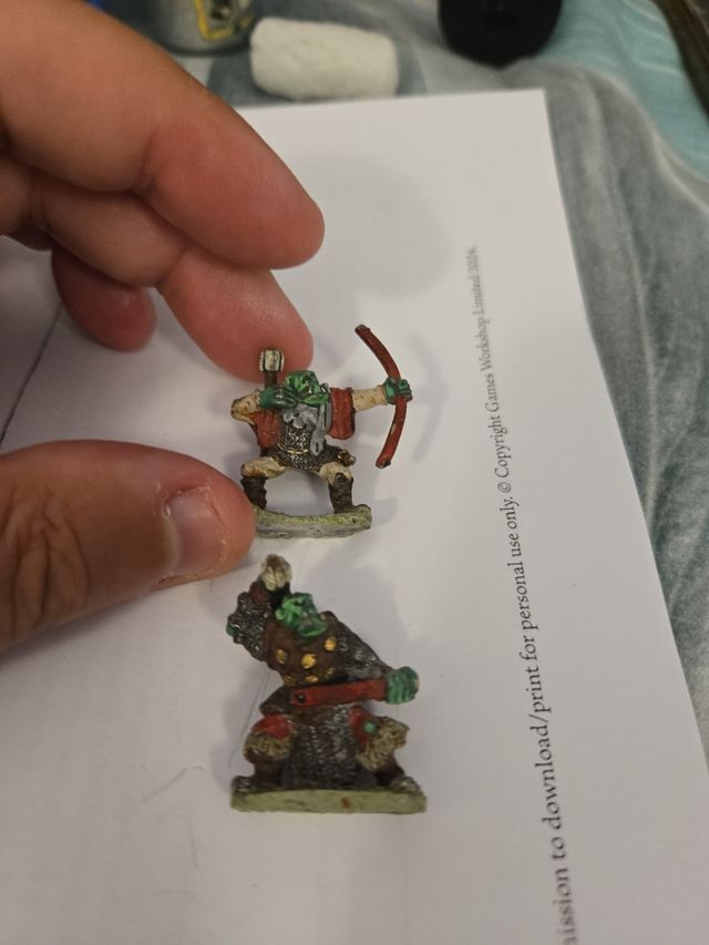 2 Orcos de moría. Mithrill miniatures.