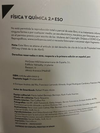 Libro Física y Química 2 ESO