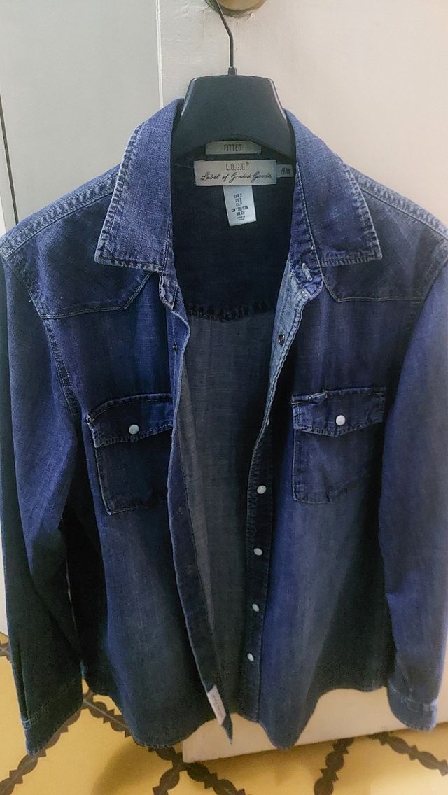 Camisa manga larga hombre S