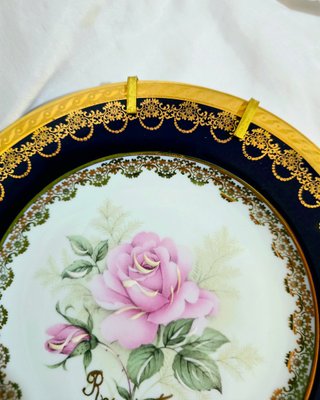 Plato decorativo de porcelana francesa Limoges