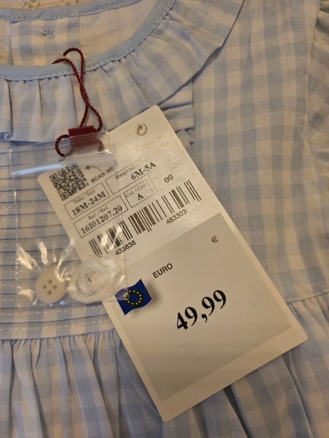 Vestidos talla 18/24 meses. Pvp por vestidop
