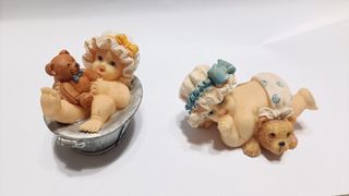 Statuette bambini vintage (11 pezzi)