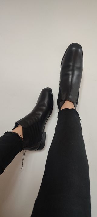 Botines de piel