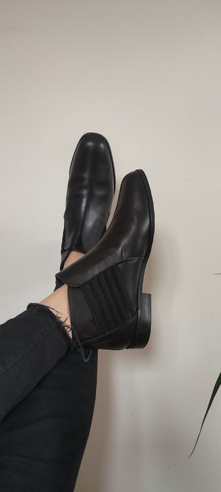 Botines de piel