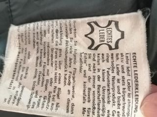 Chaquetón negro mujer  cuero auténtico