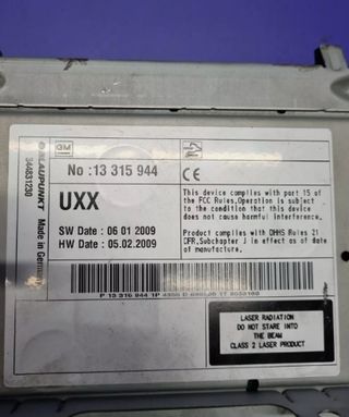 Modulo Radio Navi 13315944 Opel