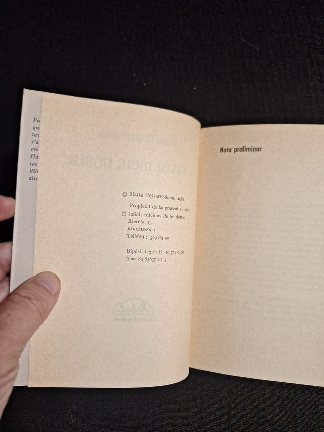 Marta Pesarrodona. A meu favor, Nostre