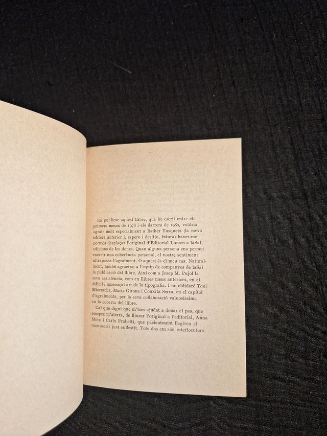 Marta Pesarrodona. A meu favor, Nostre