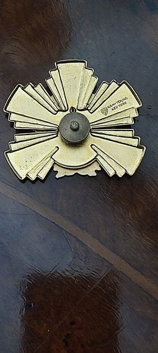 Placa metal distintivo militar Peru