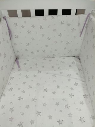 Conjunto de funda, nórdico y chichoneras para cuna