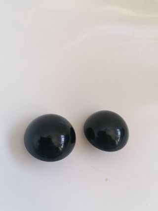 Pendientes negros Vintage