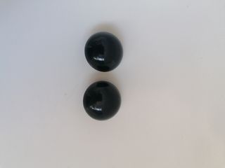 Pendientes negros Vintage