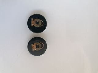 Pendientes negros Vintage