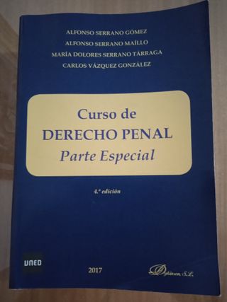 Curso de Derecho Penal Parte Especial.