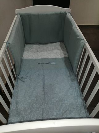 Conjunto de funda, nórdico y chichoneras verde