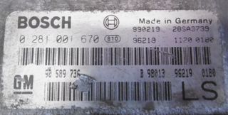 Modulo 0281001670 Motorsteuergerät Opel Astra G