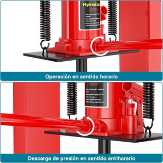 📦6T Prensa hidráulica de taller prensa