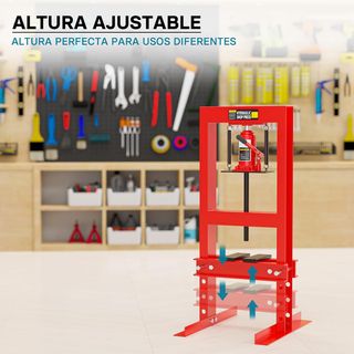 📦6T Prensa hidráulica de taller prensa