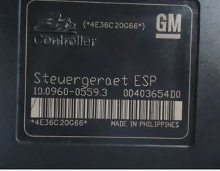 Modulo 13234911AS 10020602484 10096005593 Opel ABS