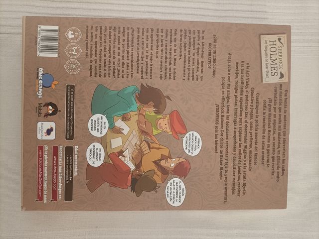 Libro juego Sherlock Holmes