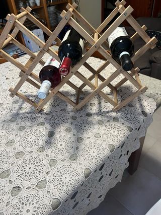 Cantina x10 bottiglue in legno