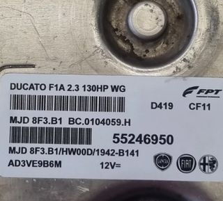 Modulo ECU Steuergerät FIAT DUCATO 2.3 55246950 MJ