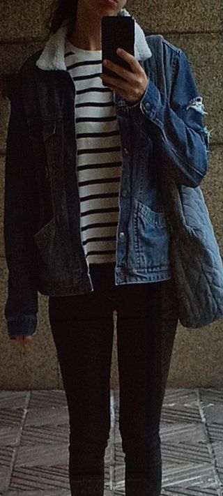 Chaqueta vaquera borreguito