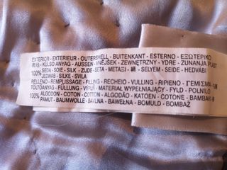 Colcha edredón seda Zara