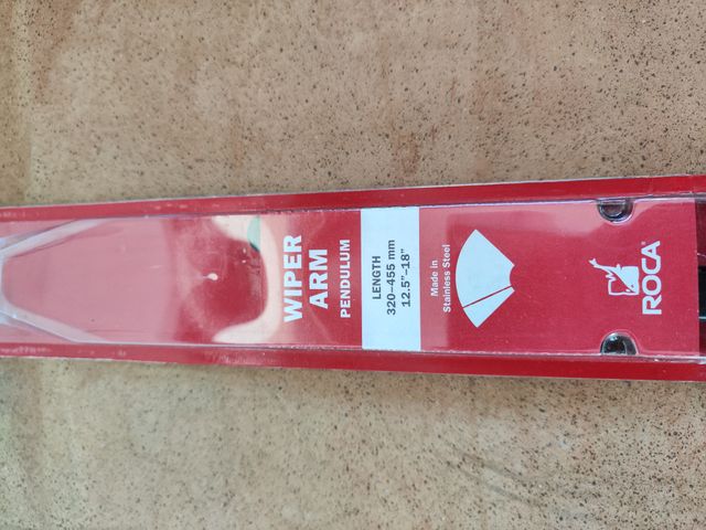 Brazo limpiaparabrisas de barco Roca