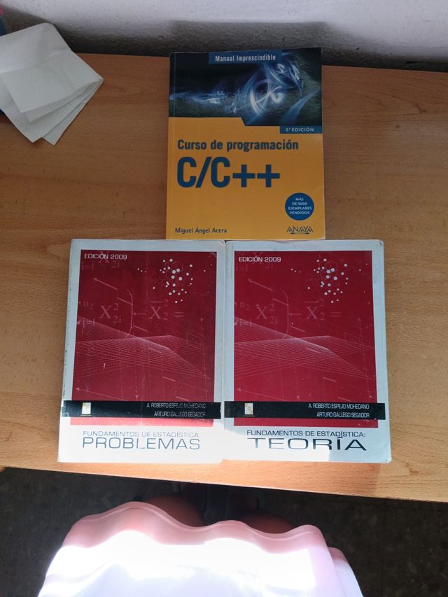 Libros de estadídtica y programación