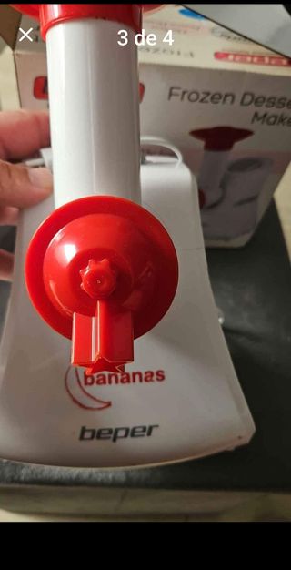 Maquina para hacer helado de frutas