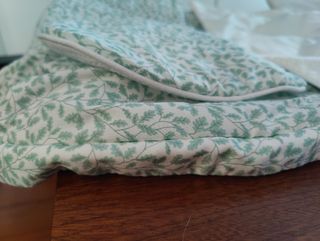 Saco para capazo - hojitas verde Nube Luna